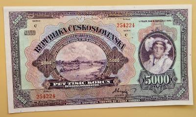 BANKOVKA 5000 KORUN r.1920