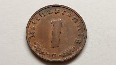 1 reichspfennig 1939 G KRÁSNÝ