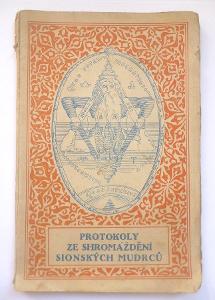 1926 Protokoly sionských mudrců, Komrska Praha, židé 