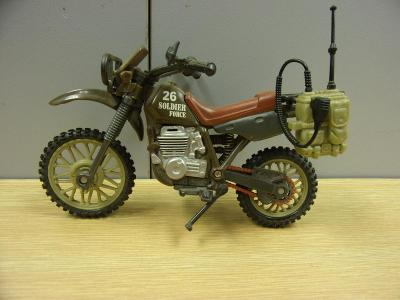 Plastový model, motorka, motocykl, vojenská US ARMY, krosová,spojařská