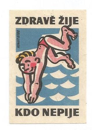 K.č. 2- 1332 Protialkoholická séria 1958 Solo Lipník - Zberateľstvo