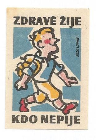 K.č. 2- 1333 Protialkoholická séria 1958 Solo Lipník - Zberateľstvo