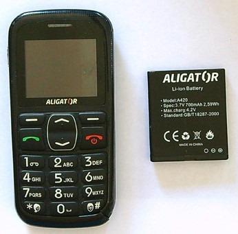 Mobilný telefón - ALIGATOR A420 (I)
