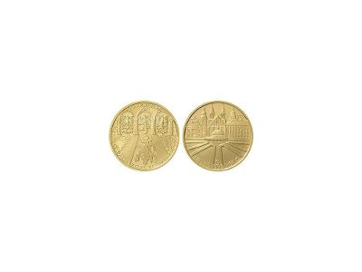 Zlatá minca 5000 Kč Kroměříž 2023 Standard 