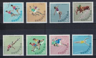 Albánie 1968 "Summer Olympic Games 1968 - Mexico City" Mich 1306-1313