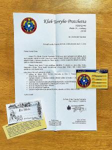 Různé dokumenty o členství v klubu TP (překladatele Jana Kantůrka)