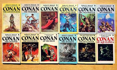 38 paperbacků Conan - anglicky (překladatele Jana Kantůrka)