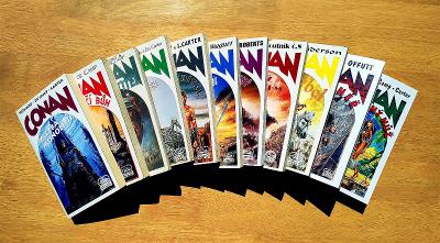 11 paperbacků Conan - česky (překladatele Jana Kantůrka)