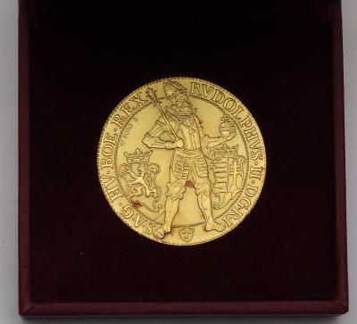 Zlatý Päťdukát 1603/2010 - Rudolf II. - Praha v Etui - RR!