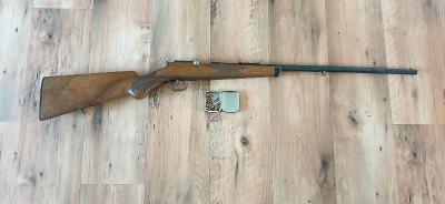 Historická puška JGA cal.6mmRF 1939 s podavačem Nádherný původní stav