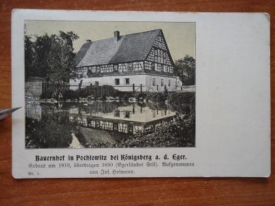 Pohled  ....... Pochlowitz.....Bauernhof......1911 ....