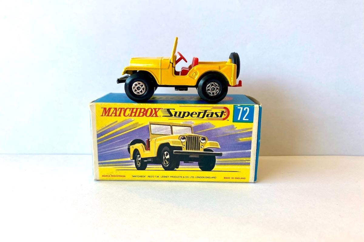 Matchbox Superfast No. 72 – Standard Jeep (1970) - Angličáky