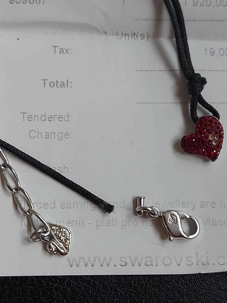 SWAROVSKI Eros heart pendant - na opravu - Šperky a hodinky