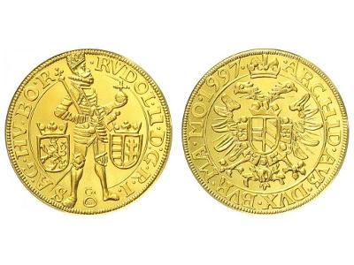 Zlatá replika dukátu Rudolfa II. | ČM | 1997 