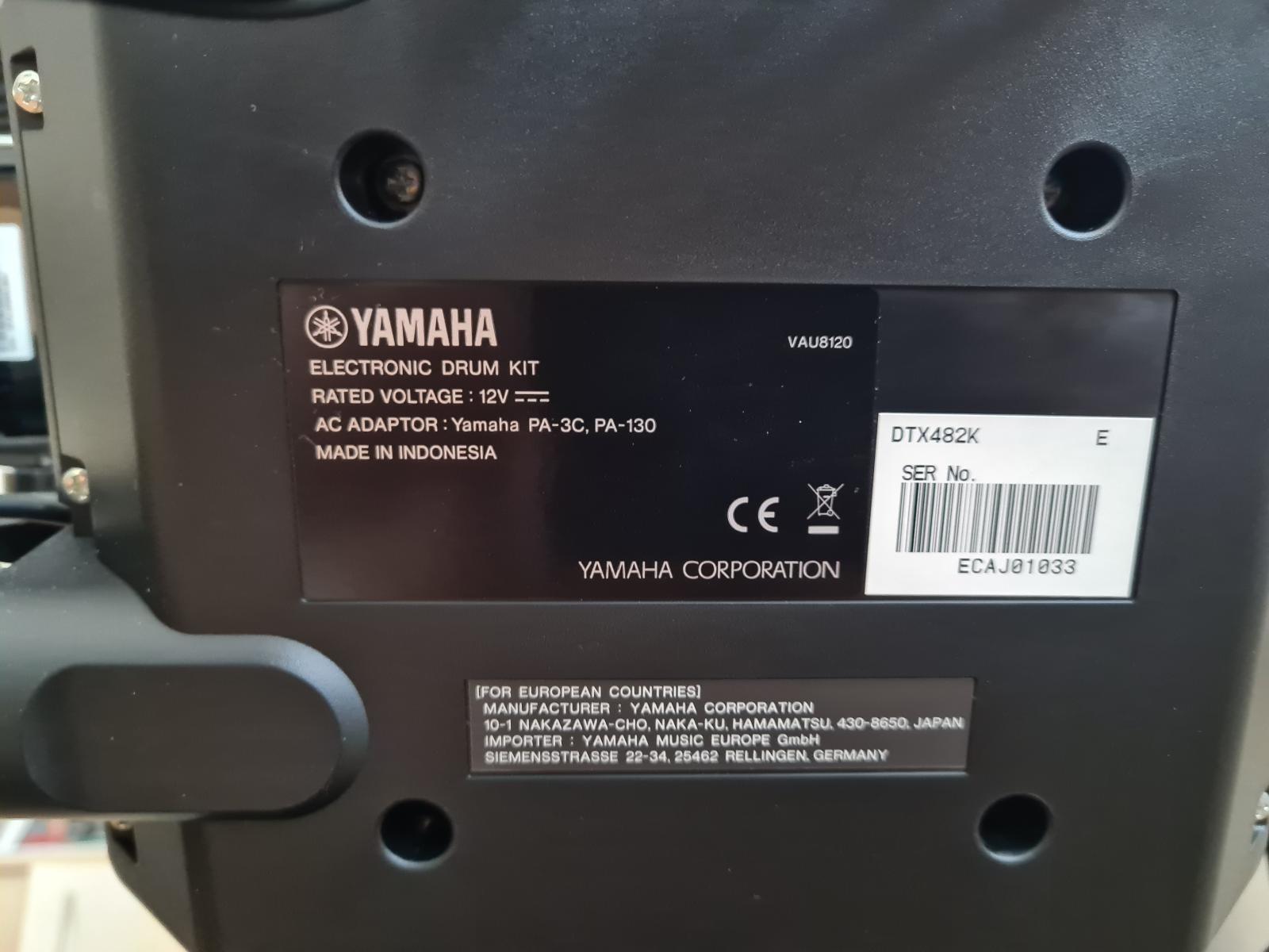 Bicí soupravu Yamaha DTX482K - Hudební nástroje