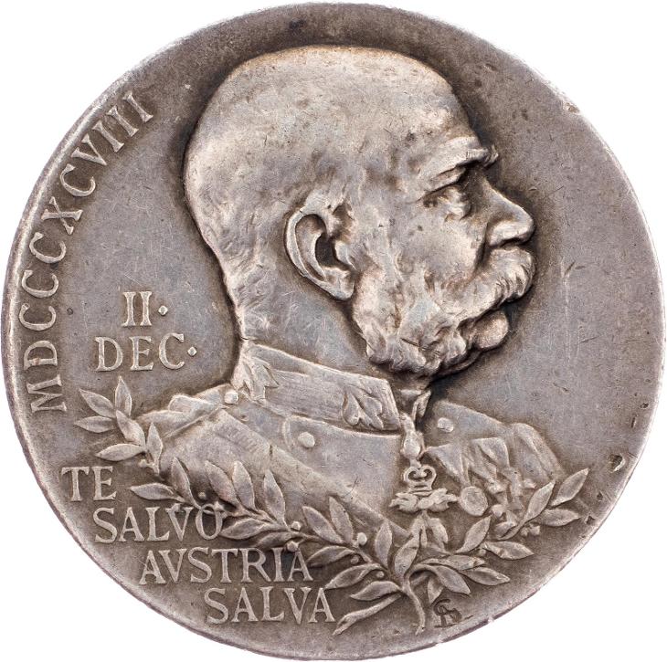 (Z-48) František Josef I., Medaile 1898, Vídeň - Numismatika