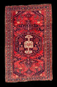 Perský ručně vázaný koberec, Meshkin, SZ Írán, cca 1940-50, 118x187 cm