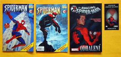 Spider-Man č. 1 a 2 /1999 + Spider-Man: Odhalení 2005 + bonus NEČTENÉ