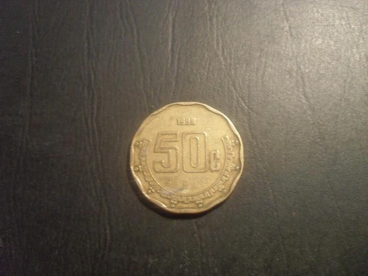 Mexiko  50 Cent. 1998 - Numismatika