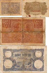 Rumunsko - čtyři bankovky z oběhu