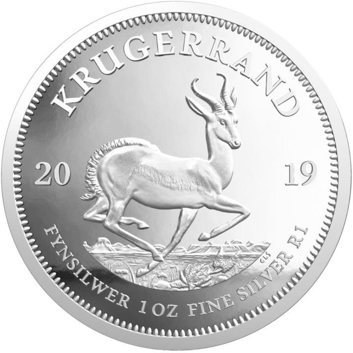 strieborná minca 1 oz Krugerrand Južná Afrika 2019 PROOF - Numizmatika