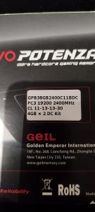 GEIL EVO POTENZA kit 8GB (2x4GB) 2400MHz CL11 1.65V DDR3