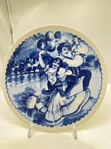 Míšeň, Meissen porcelánový talíř 