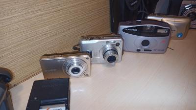 Retro zbierka fotoaparátov+kamera