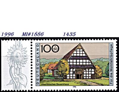 Německo 1996, vesnické stavení  Vestfálsko