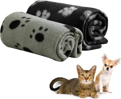Yesloo 2 ks přikrývek pro mazlíčky, deka pro psa,kočku 100x70cm |153|