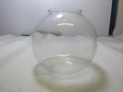 Skleněná váza slabé sklo 