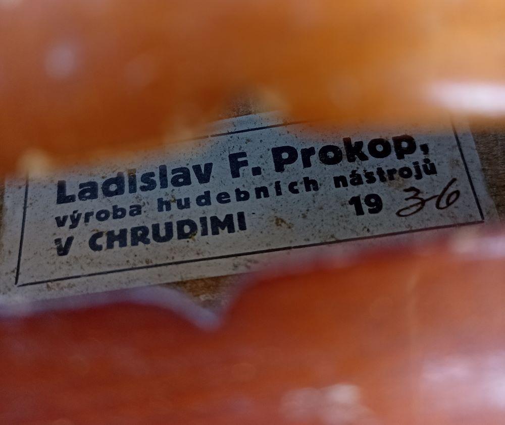 Housle Ladislav F. Prokop 1936 - Hudební nástroje