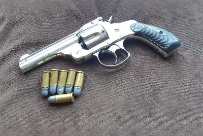 Historický revolver Smith Wesson cal.38CF DA 1886 Hezký původní stav