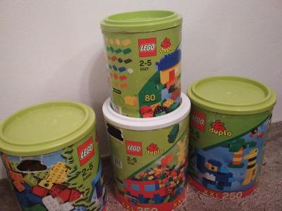 Lego duplo prázdne popolnice na kocky