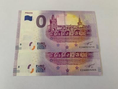 0 euro Souvenir - Praha - Karlův most 2019-2