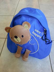 Dětský batoh Medvídek modrý do školky