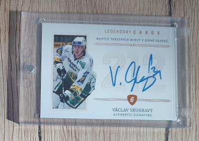 Vaclav Skuhravy - Legendary RECORDS Autograph 5/13 - HC KARLOVY VARY