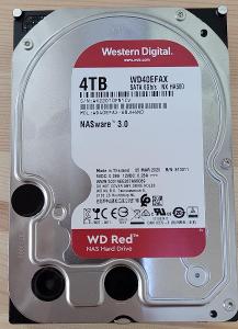 HDD Western Digital Red WD40EFAX 4TB - pěkné hodnoty S.M.A.R.T.