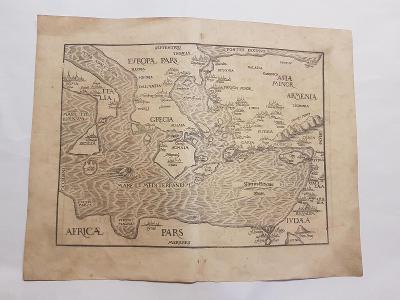 Bunting H. - Mapa středomoří - 1581