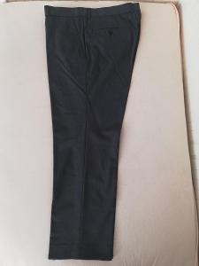 BRAX-Nové pánske šedé spoločenské nohavice, 60% vlna, L / XL.