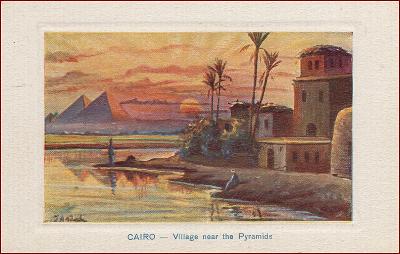 Cairo (Káhira) * pyramida, umělecká * Egypt (Afrika) * Z725