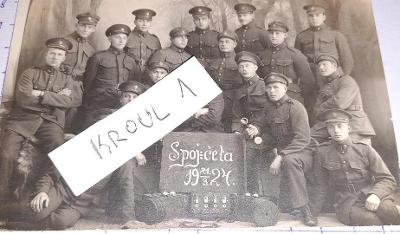 254.horsky dělostřelecký oddíl spojaři četa 1924 Trutnov