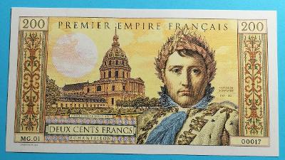 200 francs - " Napoleon " série MG01 00017 (2021) UNC "Gábriš"