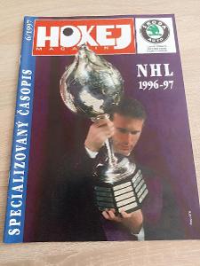 Hokej Magazín 6/1997 - Plakáty Messier/Hextall/Nedvěd/Jágr/Hašek