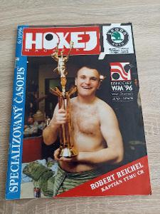 Hokej Magazín 6/1996 speciál k MS 1996 Natrženo u svorek/Lepenka 