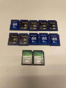 SD karty 8 GB