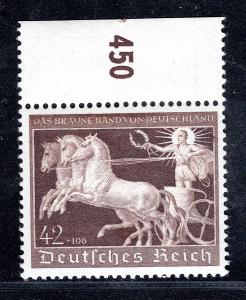 Deutsches Reich/DR - Mi. 747, hnědá stuha, krajová/3269/18