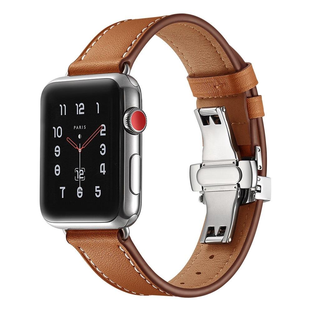 Kožený remienok pre Apple Watch 42/44//48/49 mm - Šperky a hodinky