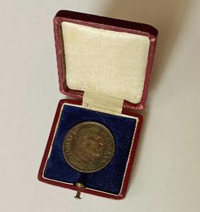 Medaile k 85. narozeninám T.G. Masaryka - 1935 - 32 mm vč. etue