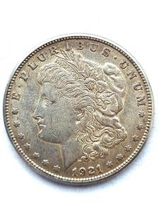 Stříbrný Dollar 1921 S